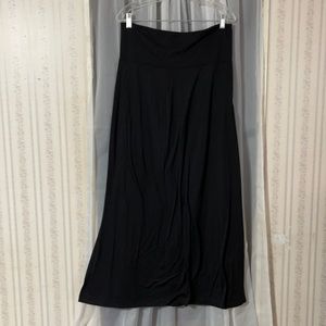 Black maxi skirt